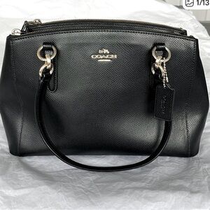 Coach Black Leather Handbag/Crossbody